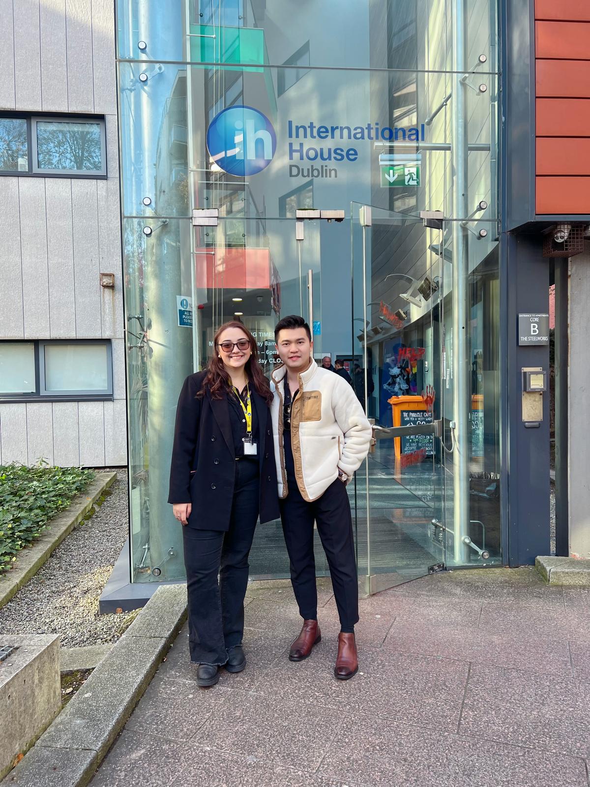 Rongs Edu Ireland meeting education partners: International House Dublin